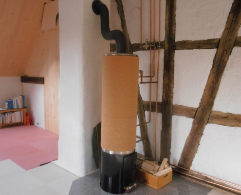 Badeofen Wittigsthal mit Korkisolation